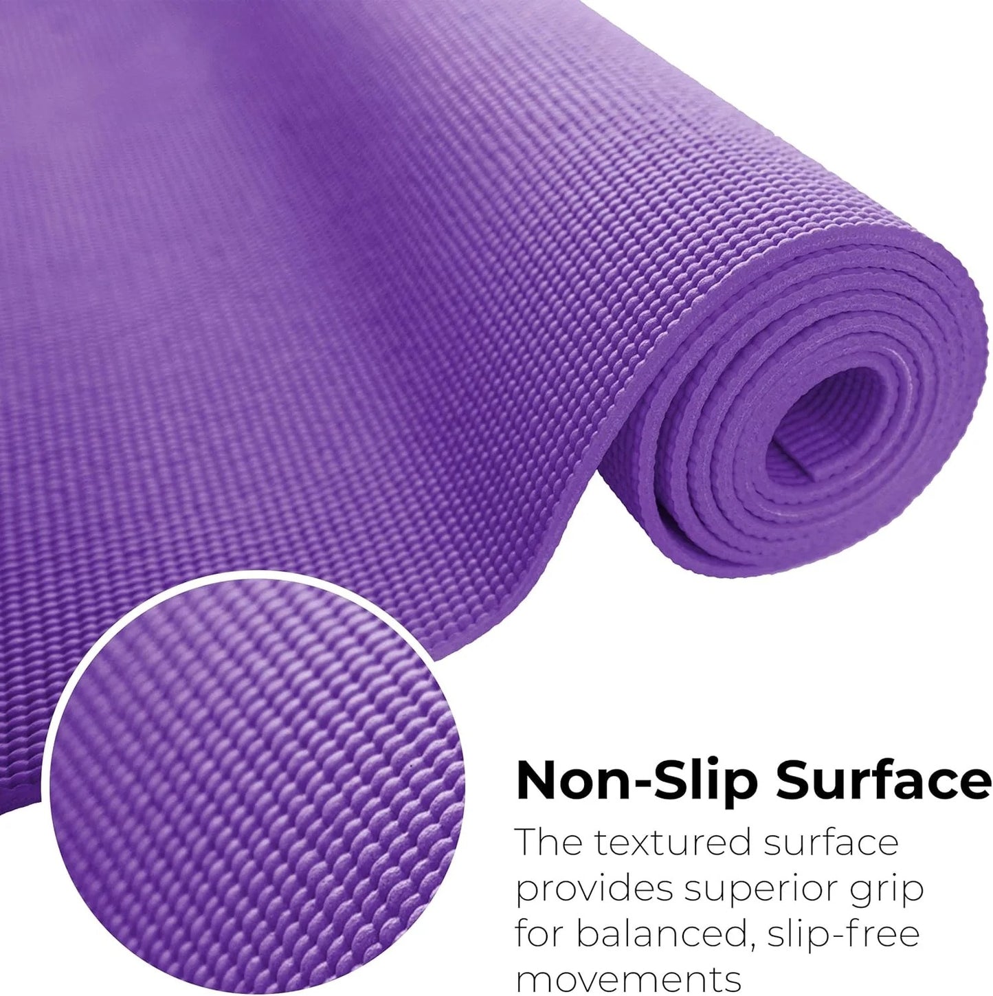 10 mm Thick Gym Yoga Mat for Fitness and Stretching