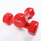 Vinyl Dumbbells Set for Yoga - Pair of Weights (2kg)