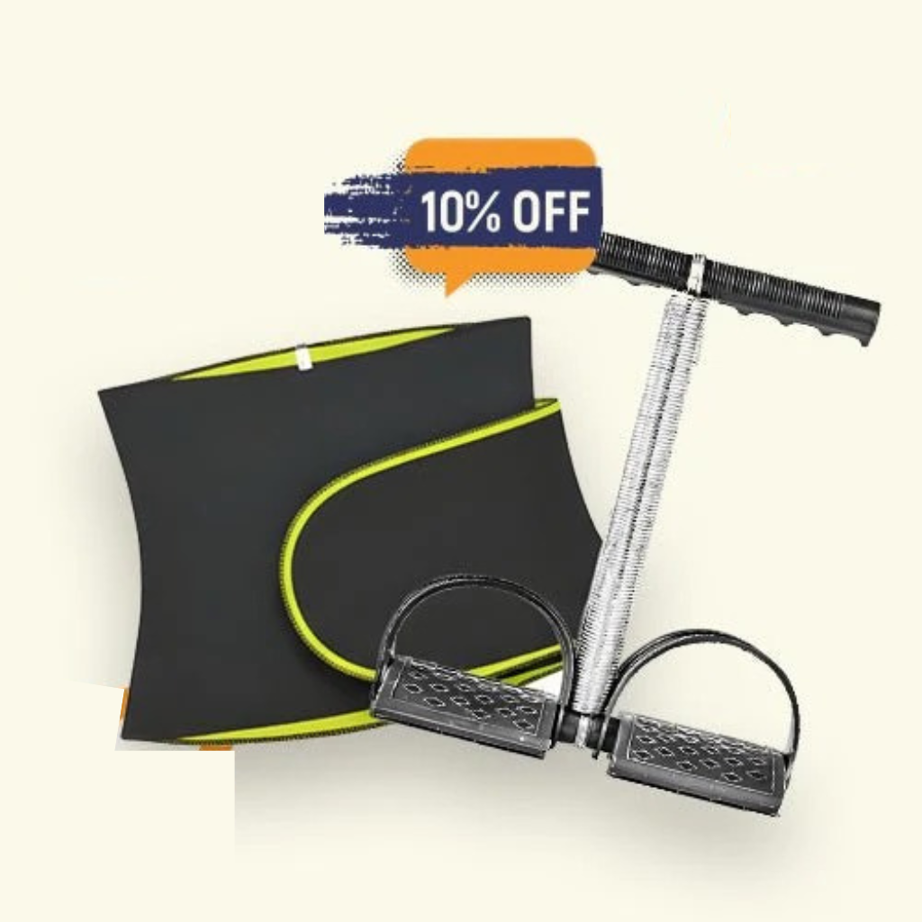 Slim & Tone Combo Hot Belt + Tummy Trimmer (Double)