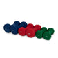 Vinyl Dumbbells Set for Yoga - Pair of Weights (1kg, 2kg, 3kg, 4kg, 5kg)