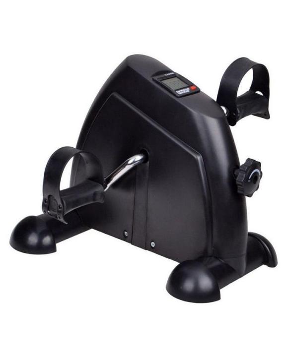 Mini Exercise Bike Exercise Cycle Compact Under Desk | Black Digital Bike