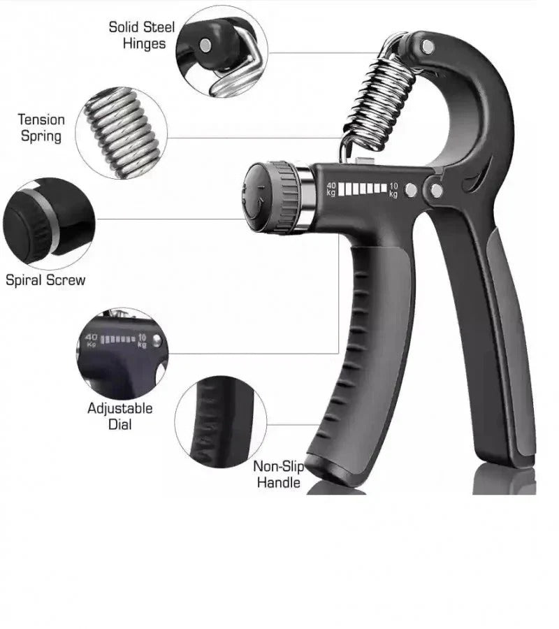 Hand Grip Strengthener with Adjustable Resistance 11-132 Lbs (10-60kg)