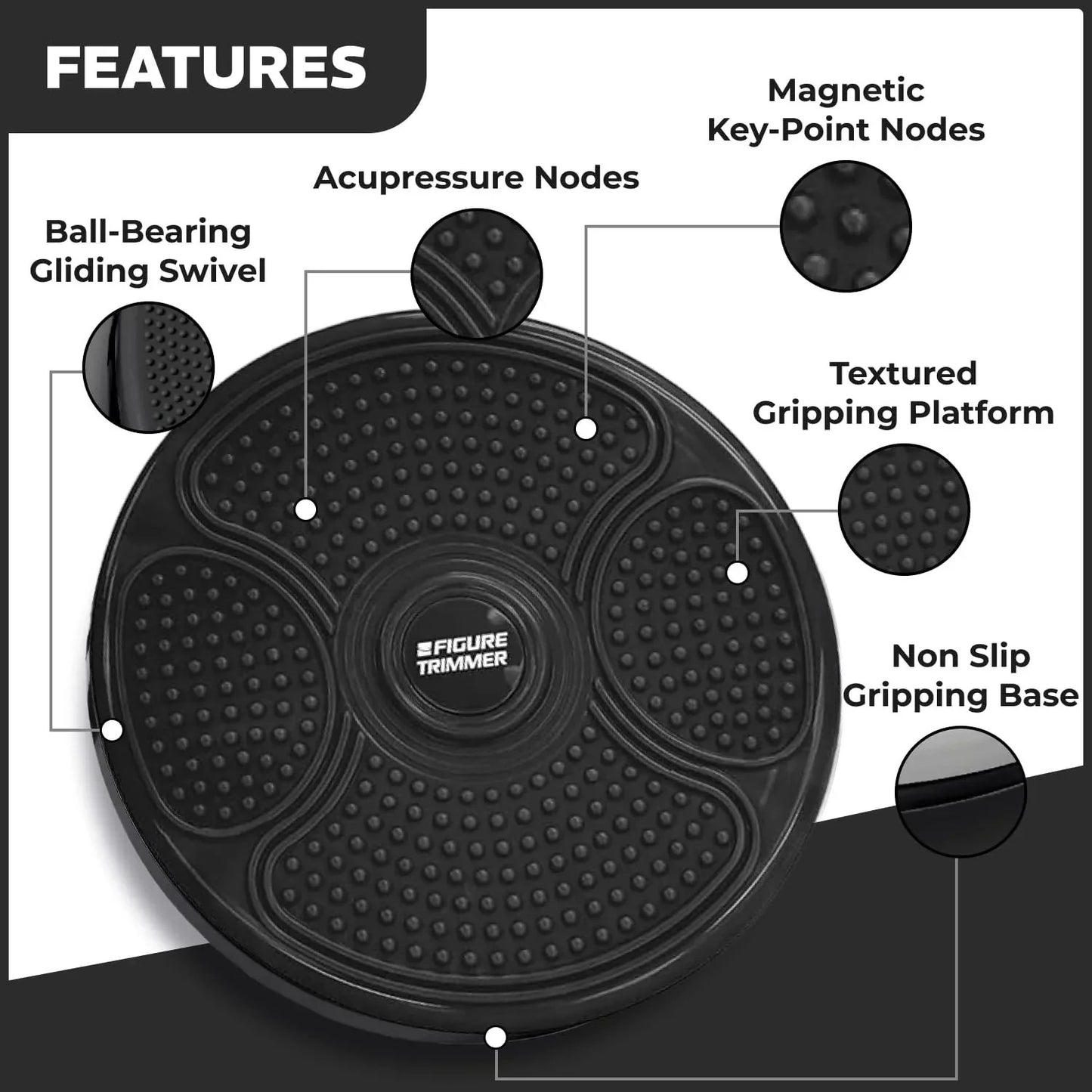 Tummy Twister, body Twister, Body Shaping Rotating Board for Women's