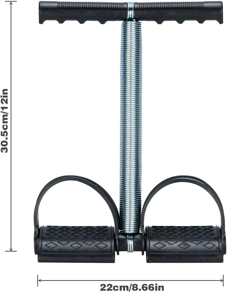 Tummy Trimmer Single, Portable Home Gym with Elastic Exercise Bands