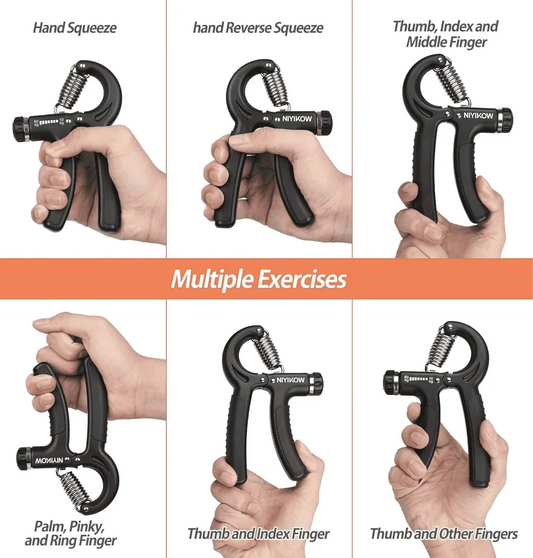Hand Grip Strengthener with Adjustable Resistance 11-132 Lbs (10-60kg)