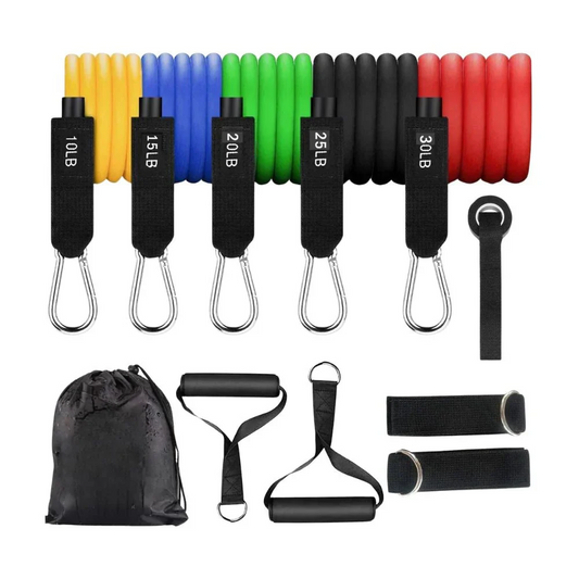 Resistance Bands, 11 Piece Bands Set with Handles for Men and Women Fitness