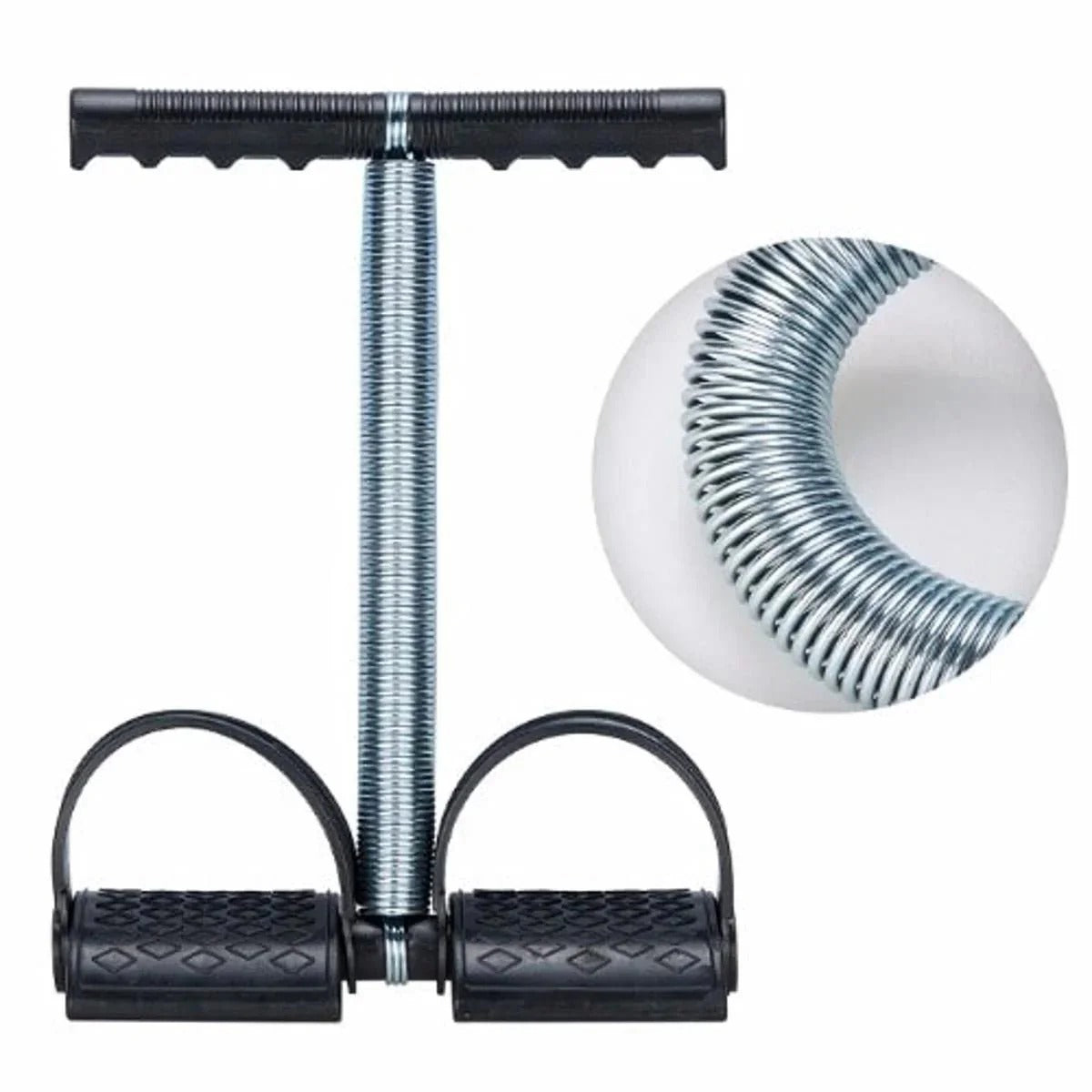 Tummy Trimmer Single, Portable Home Gym with Elastic Exercise Bands