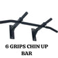 Pull Up Bar 6 Grips Chinup Bar Pull up Side Pulley Bar Wall Mounting Chin up Bar