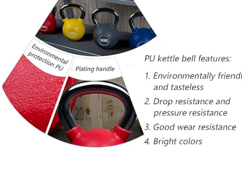 2kg to 8kg Kettlebell for Home Workouts - Exercise Kettle Bell Choose in Variation