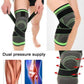 Knee Supporter Adjustable Pressurized Compression Brace Sleeve Nylon Elastic Pad Sports