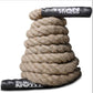 Heavy Battle Rope 1.5" Dia White Cotton Hard Rope in 10ft, 20ft, 30ft