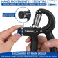 Adjustable Hand Gripper with Counter – Forearm & Finger Strength Trainer for Men & Women