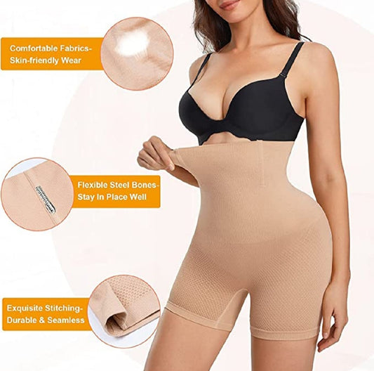 Lower Half Body Shaper Seamless High Waist Slimming Tummy Control Shapewear